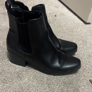 a new day Black Ankle Booties